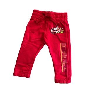 Disney Baby Holiday Sweatpants NWT